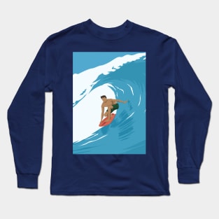 surf is my life waves poster Long Sleeve T-Shirt